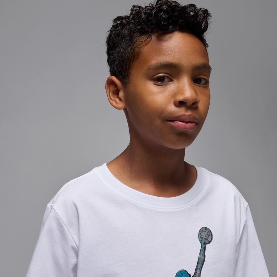 Jordan Skeleton Jumpman T-shirt voor kids Wit - Foto 2