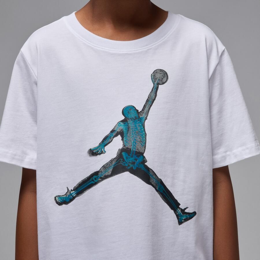 Jordan Skeleton Jumpman T-shirt voor kids Wit - Foto 3