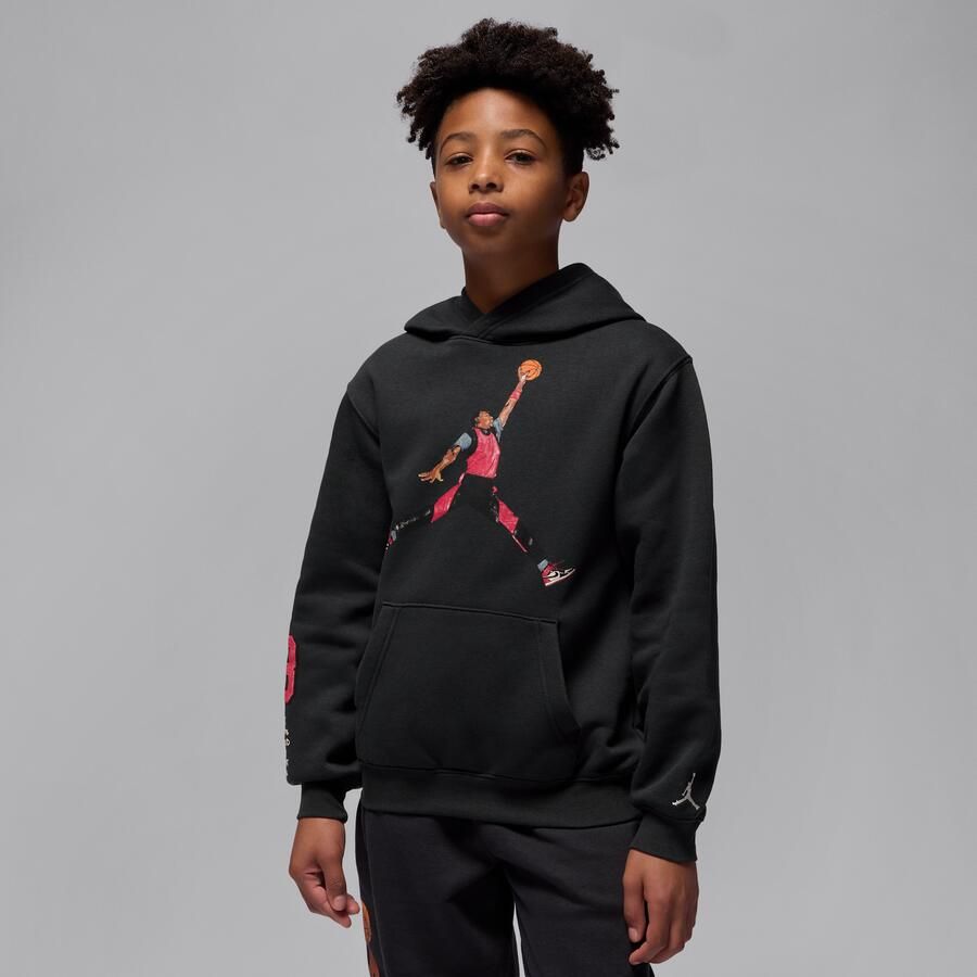 Jordan Sketch hoodie voor kids Zwart - Foto 4