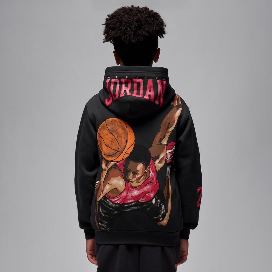 Jordan Sketch hoodie voor kids Zwart