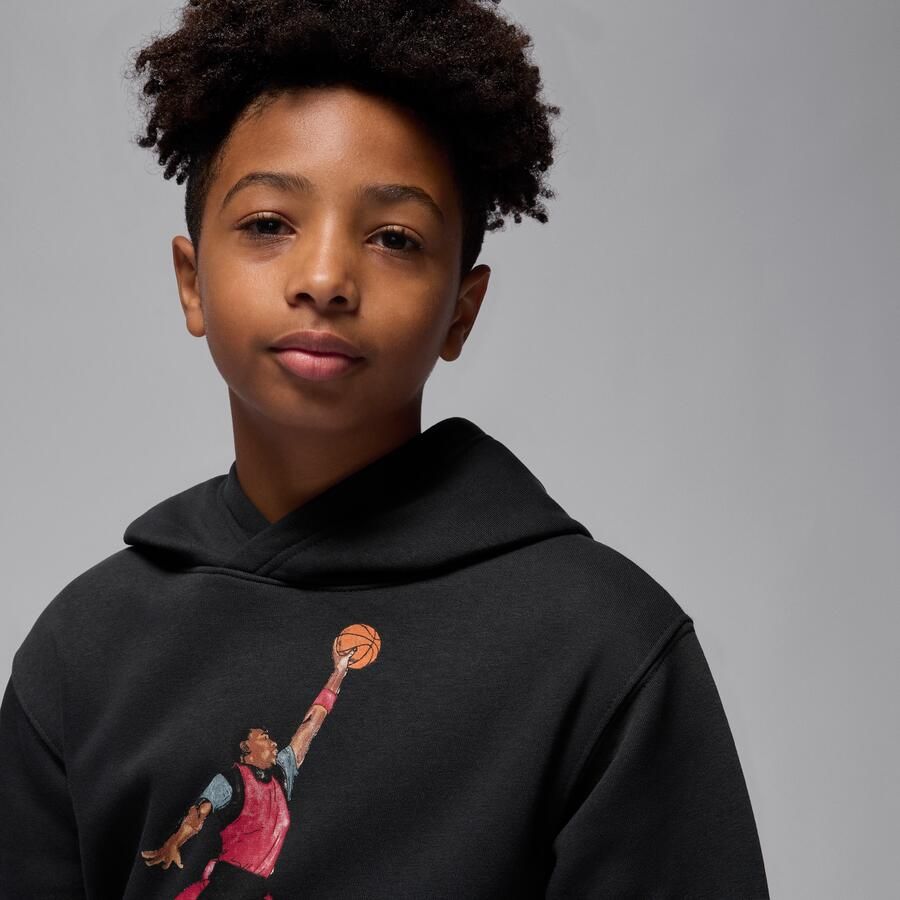 Jordan Sketch hoodie voor kids Zwart - Foto 2