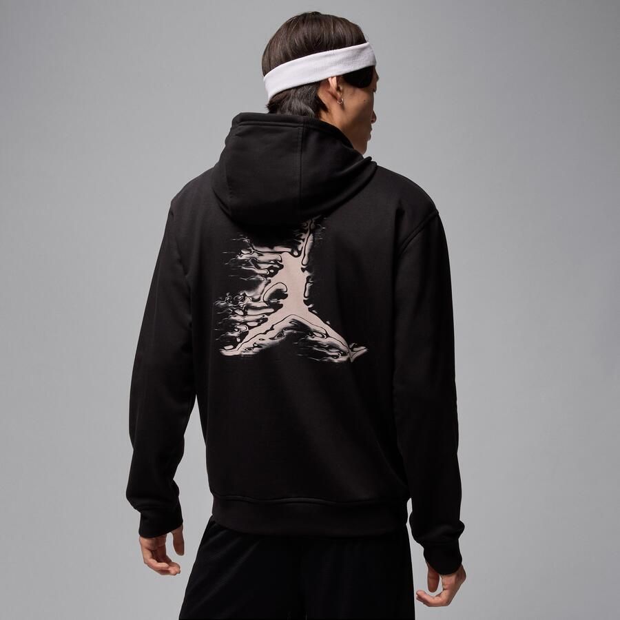 Jordan Sport Crossover Dri-FIT hoodie met graphic voor heren Zwart