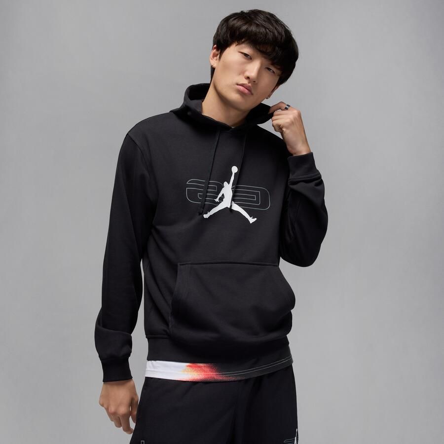 Jordan Sport Crossover fleecehoodie voor heren Zwart - Foto 4