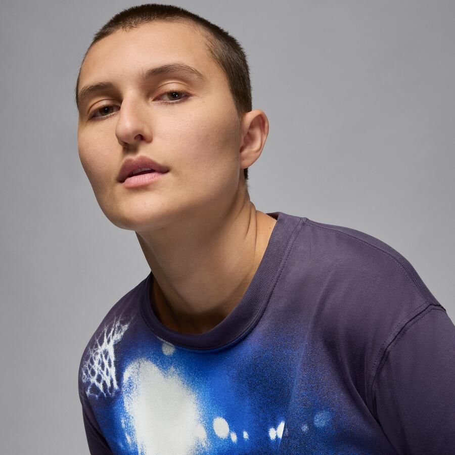 Jordan Sport dames T-shirt met lange mouwen Paars - Foto 2