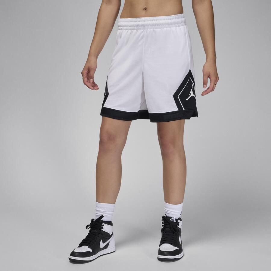 Jordan Sport Diamond damesshorts (10 cm) Wit - Foto 3