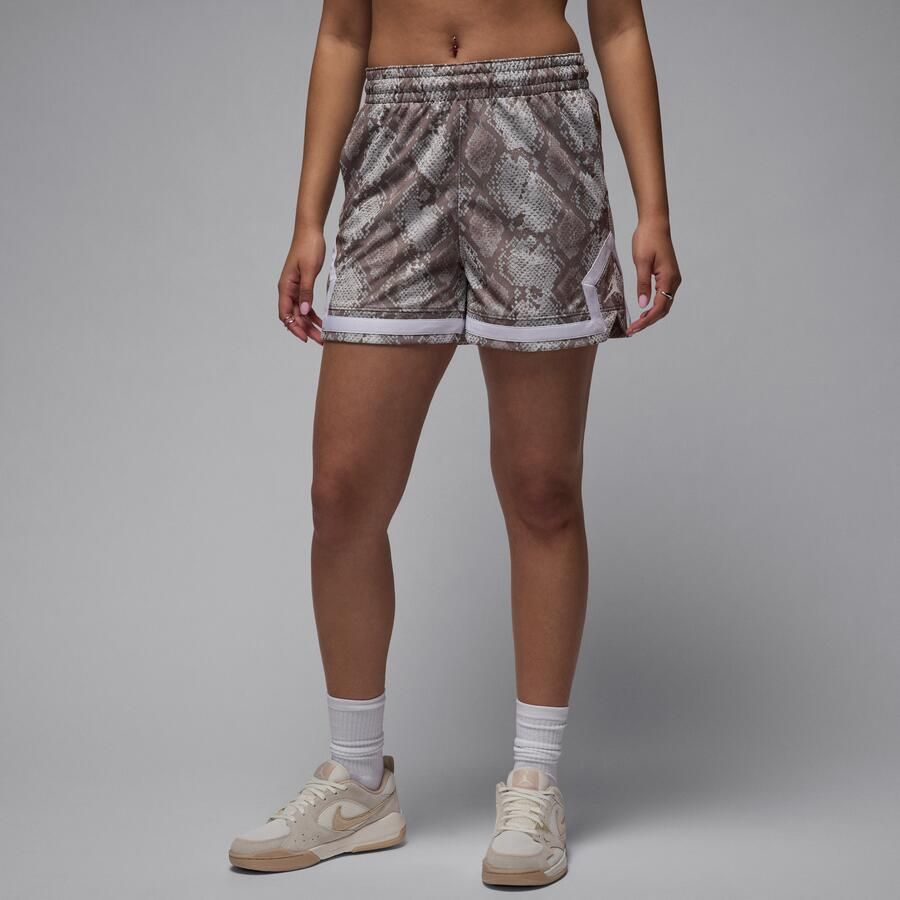 Jordan Sport Diamond damesshorts met print (10 cm) Grijs - Foto 4