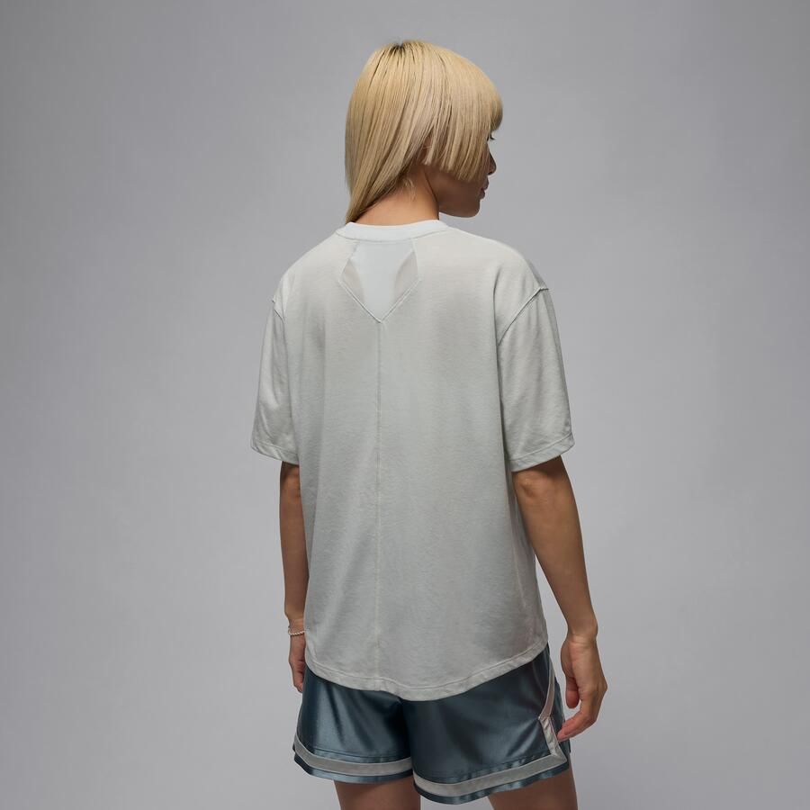 Jordan Sport Diamond damestop met korte mouwen Grijs