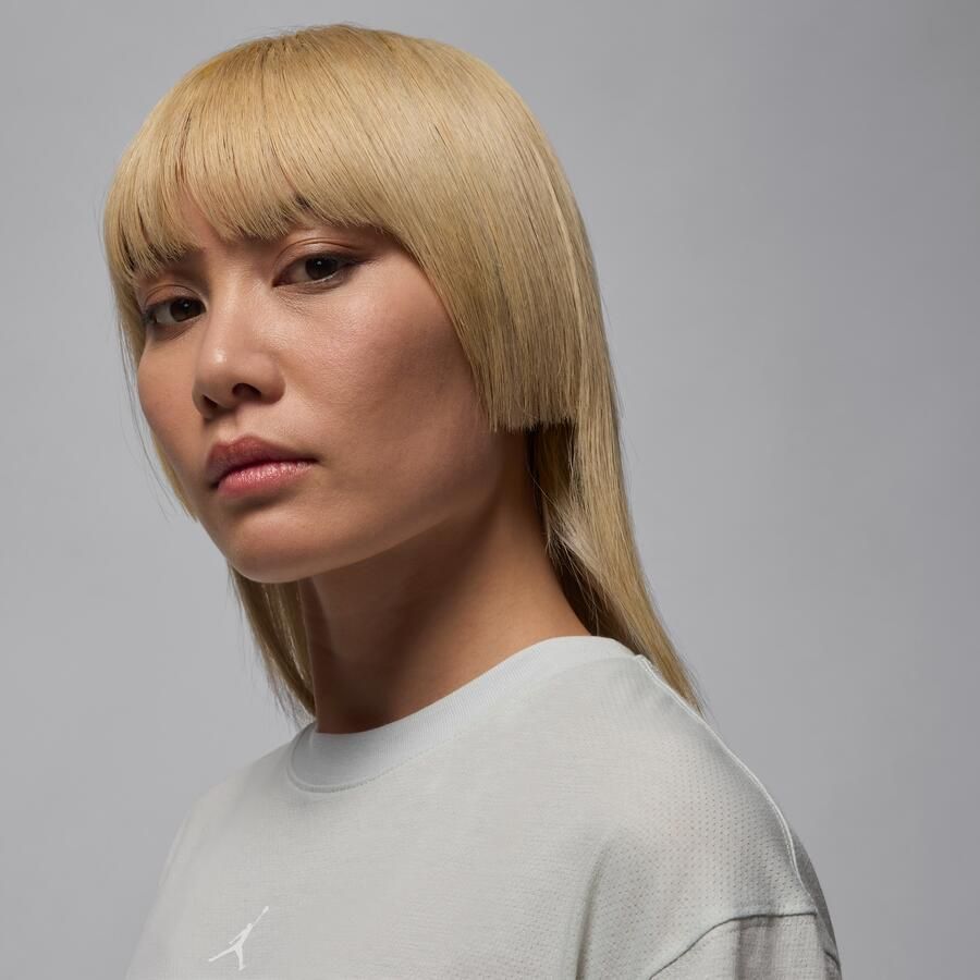 Jordan Sport Diamond damestop met korte mouwen Grijs - Foto 2