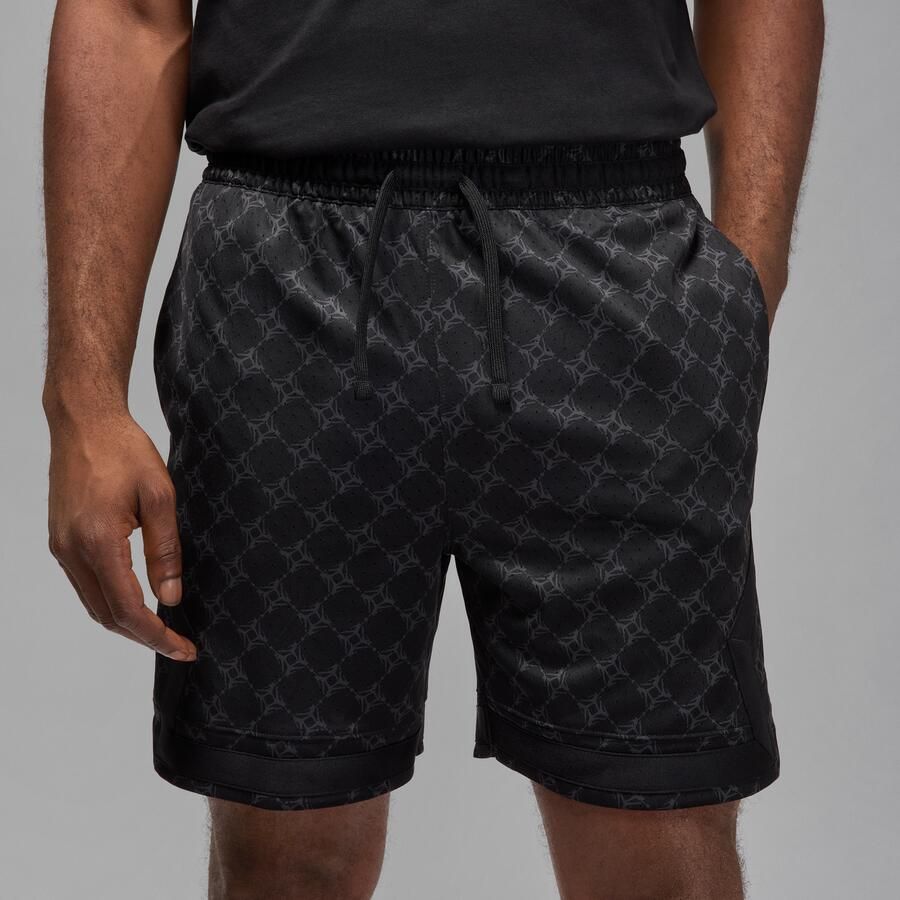 Jordan Sport Diamond herenshorts met Dri-FIT en print Zwart