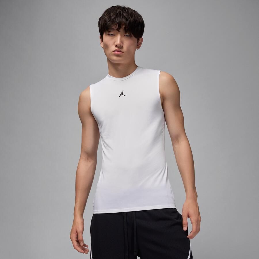 Jordan Sport Dri-FIT basistanktop zonder mouwen voor heren Wit - Foto 4