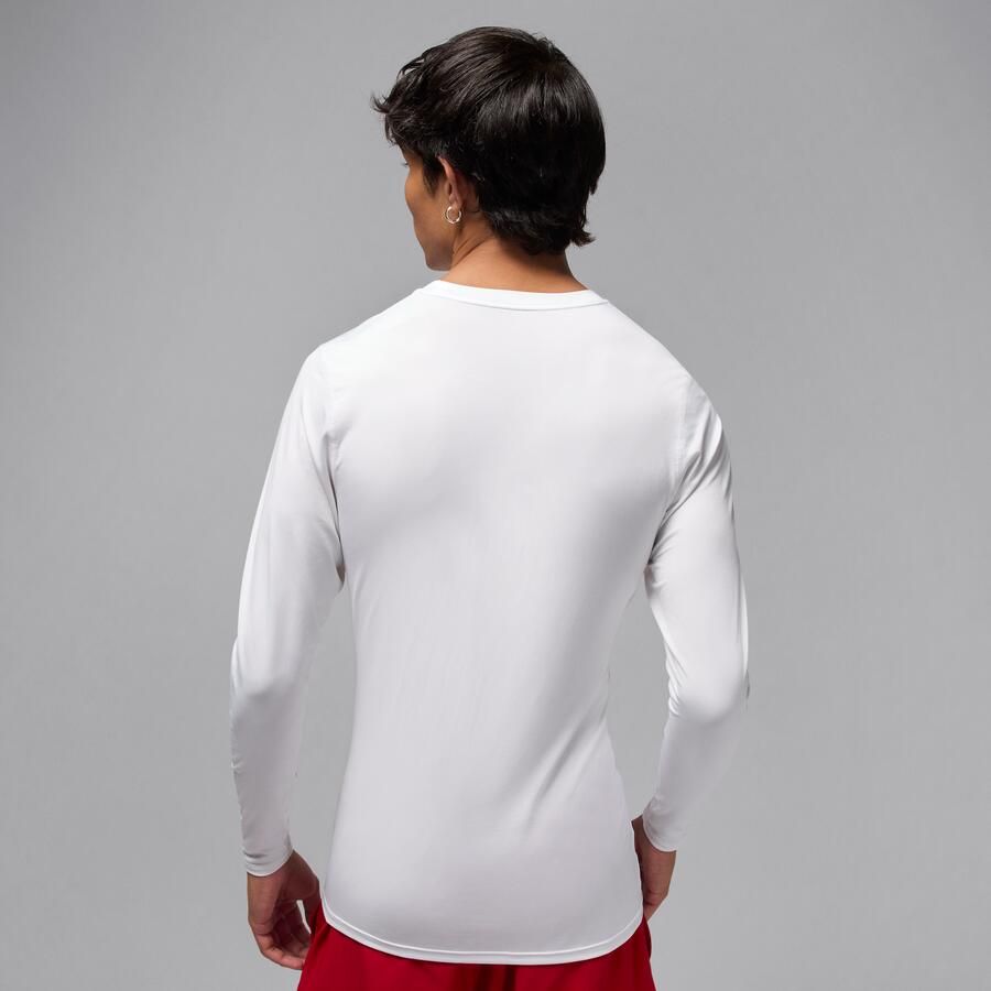 Jordan Sport Dri-FIT basistop met lange mouwen voor heren Wit