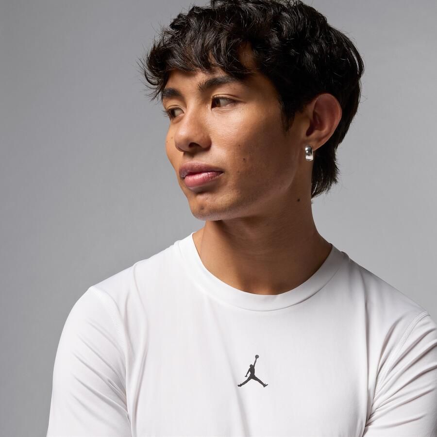 Jordan Sport Dri-FIT basistop met lange mouwen voor heren Wit - Foto 2