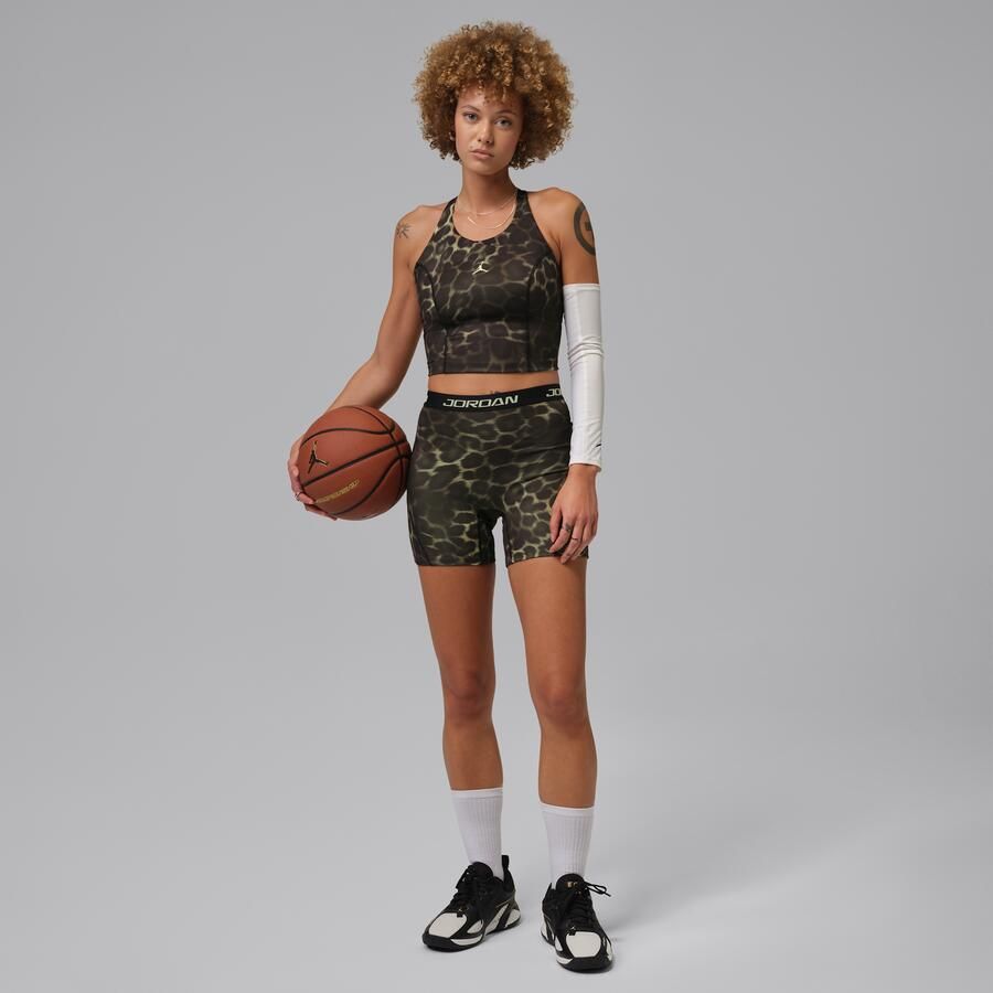 Jordan Sport Dri-FIT damestop met print Groen - Foto 3