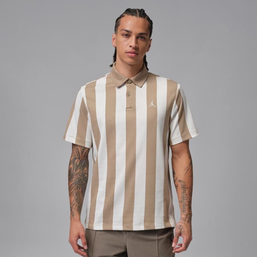 Jordan Sport Dri-FIT golfpolo met print voor heren Bruin - Foto 4