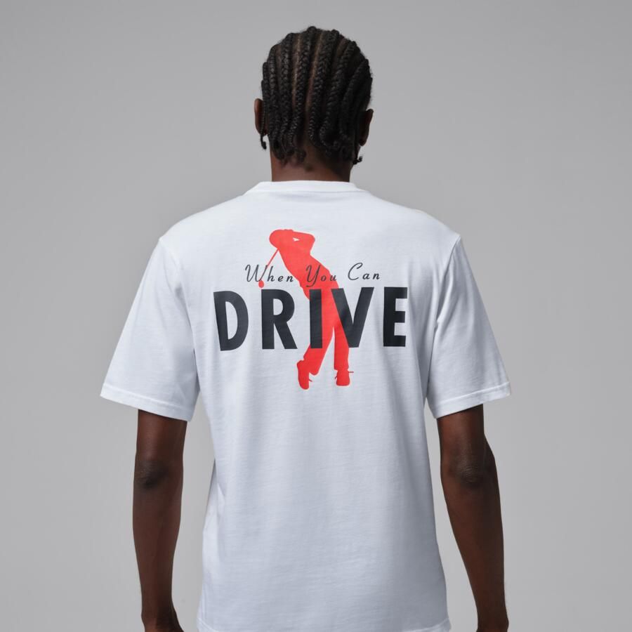 Jordan Sport Dri-FIT golfshirt voor heren Wit