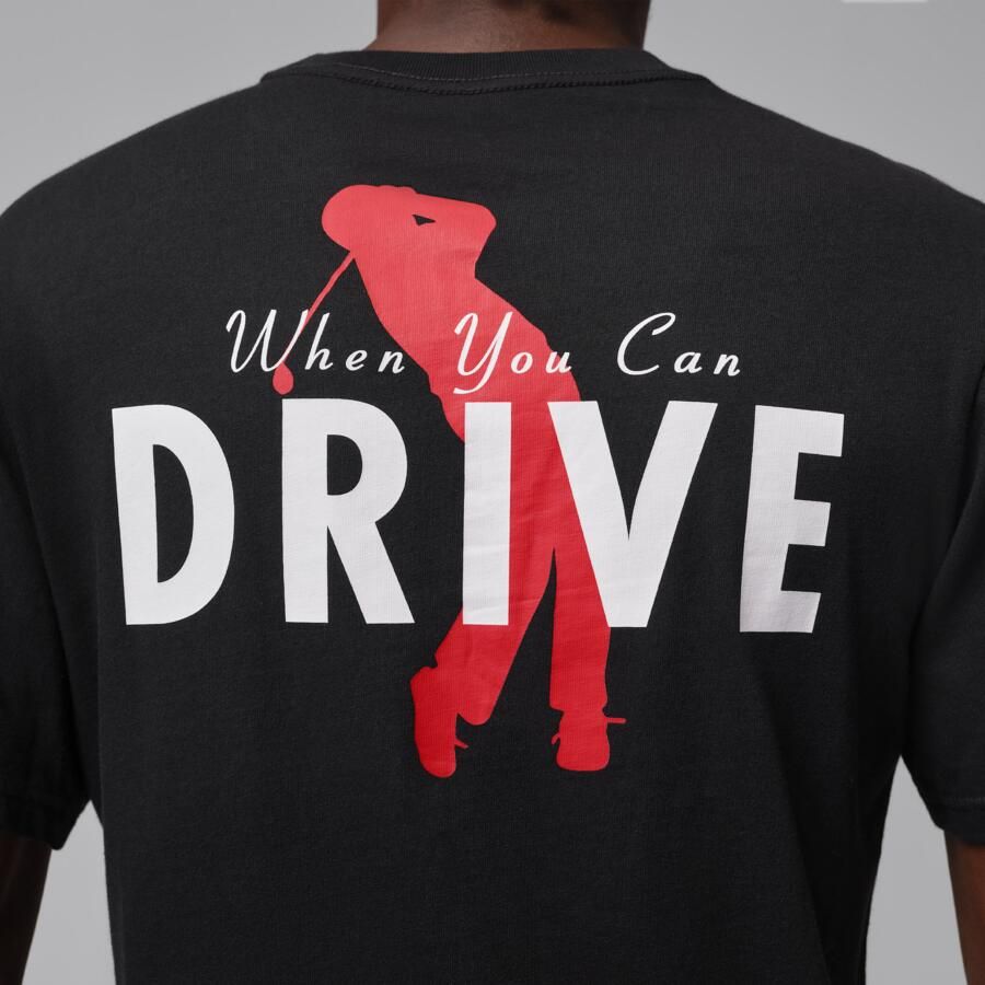 Jordan Sport Dri-FIT golfshirt voor heren Zwart - Foto 3