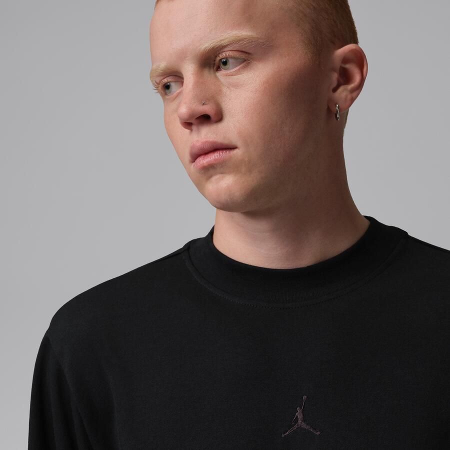 Jordan Sport Dri-FIT golfsweatshirt met opstaande kraag en lange mouwen voor heren Zwart