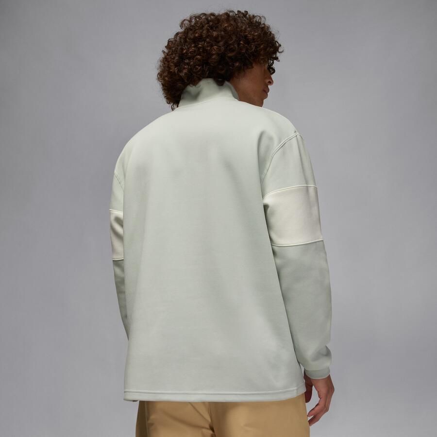 Jordan Sport Dri-FIT golftop met korte rits voor heren Grijs