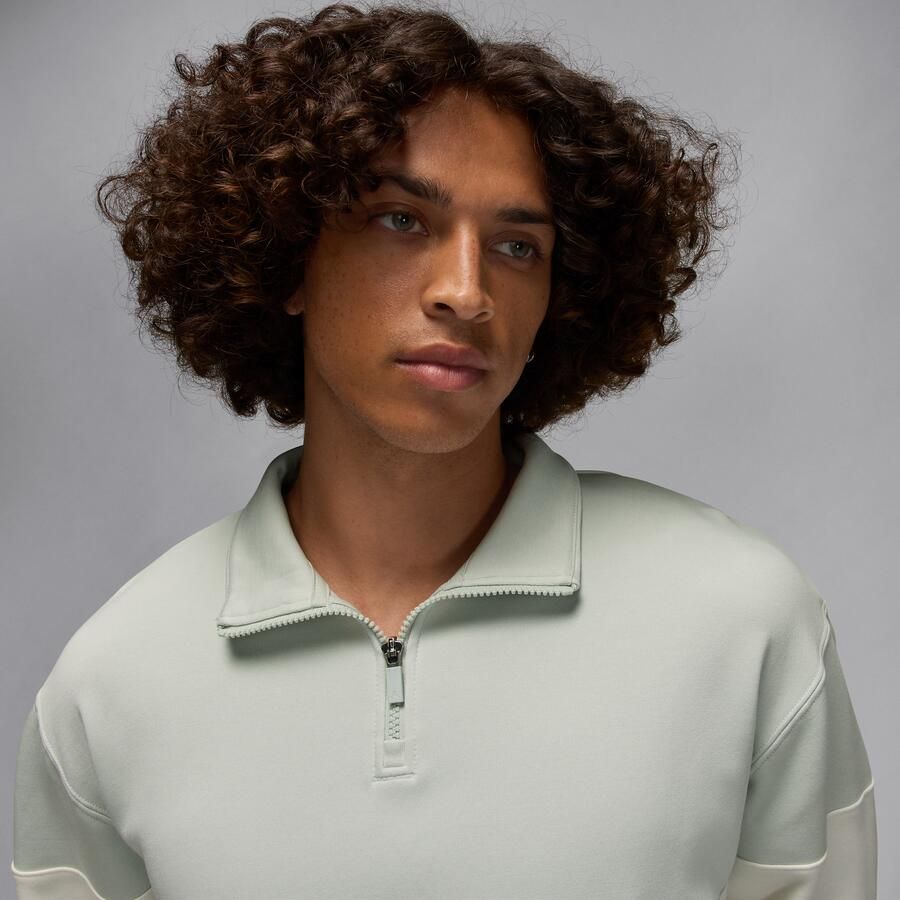 Jordan Sport Dri-FIT golftop met korte rits voor heren Grijs - Foto 2