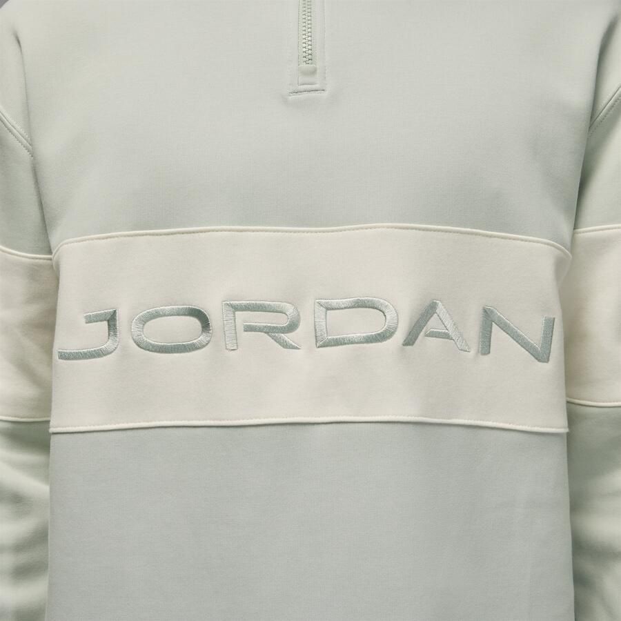 Jordan Sport Dri-FIT golftop met korte rits voor heren Grijs - Foto 3