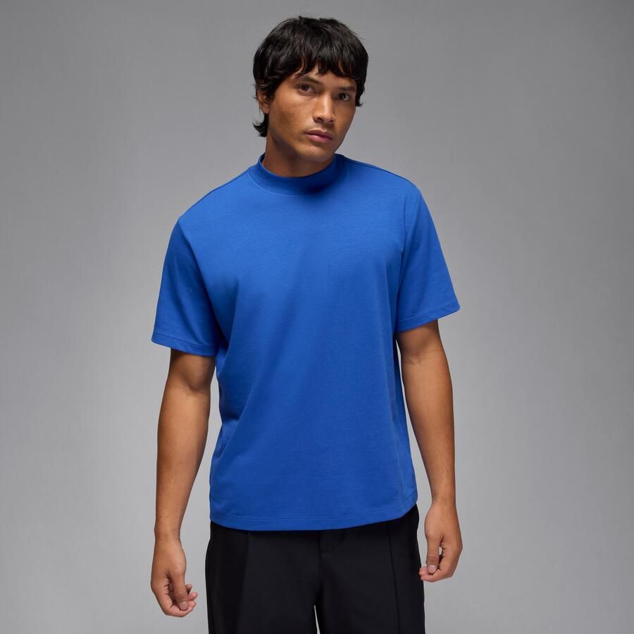 Jordan Sport Dri-FIT golftop met opstaande kraag voor heren Blauw - Foto 4