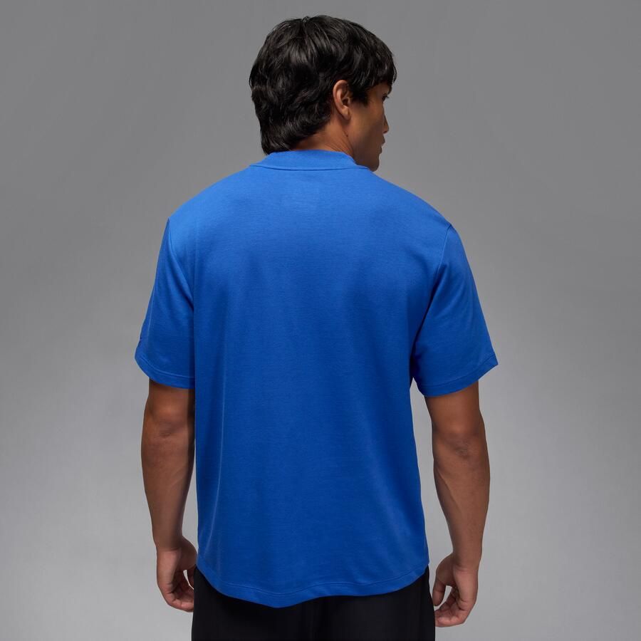 Jordan Sport Dri-FIT golftop met opstaande kraag voor heren Blauw