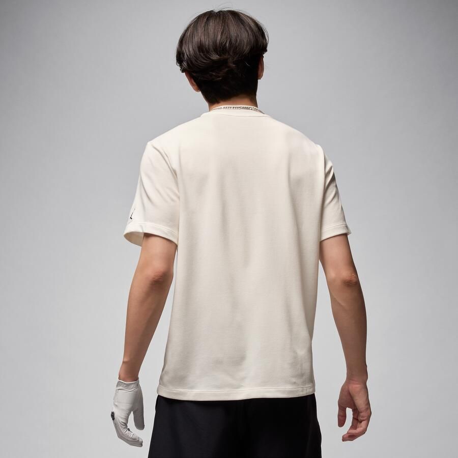 Jordan Sport Dri-FIT golftop met opstaande kraag voor heren Wit