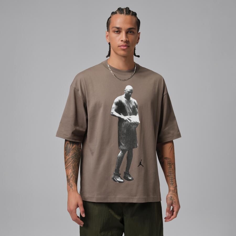 Jordan Sport Dri-FIT T-shirt voor heren Grijs - Foto 4