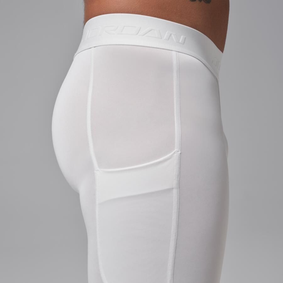 Jordan Sport Essentials Dri-FIT 3 4 legging voor heren Wit