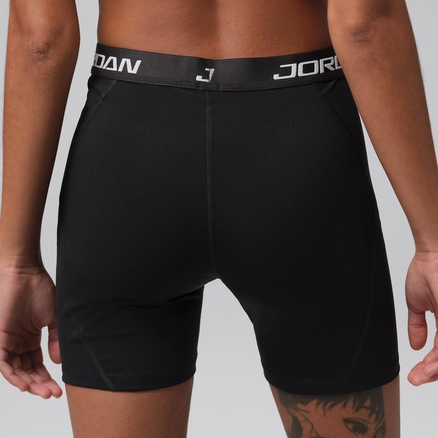 Jordan Sport Essentials Dri-FIT damesshorts met hoge taille (13 cm) Zwart - Foto 2