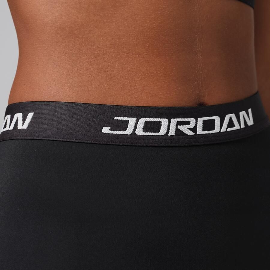 Jordan Sport Essentials Dri-FIT damesshorts met hoge taille (13 cm) Zwart - Foto 3