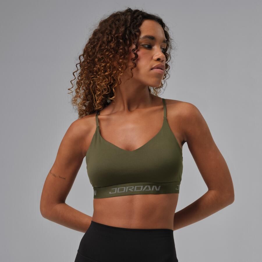 Jordan Sport Essentials padded verstelbare sport-bh Groen