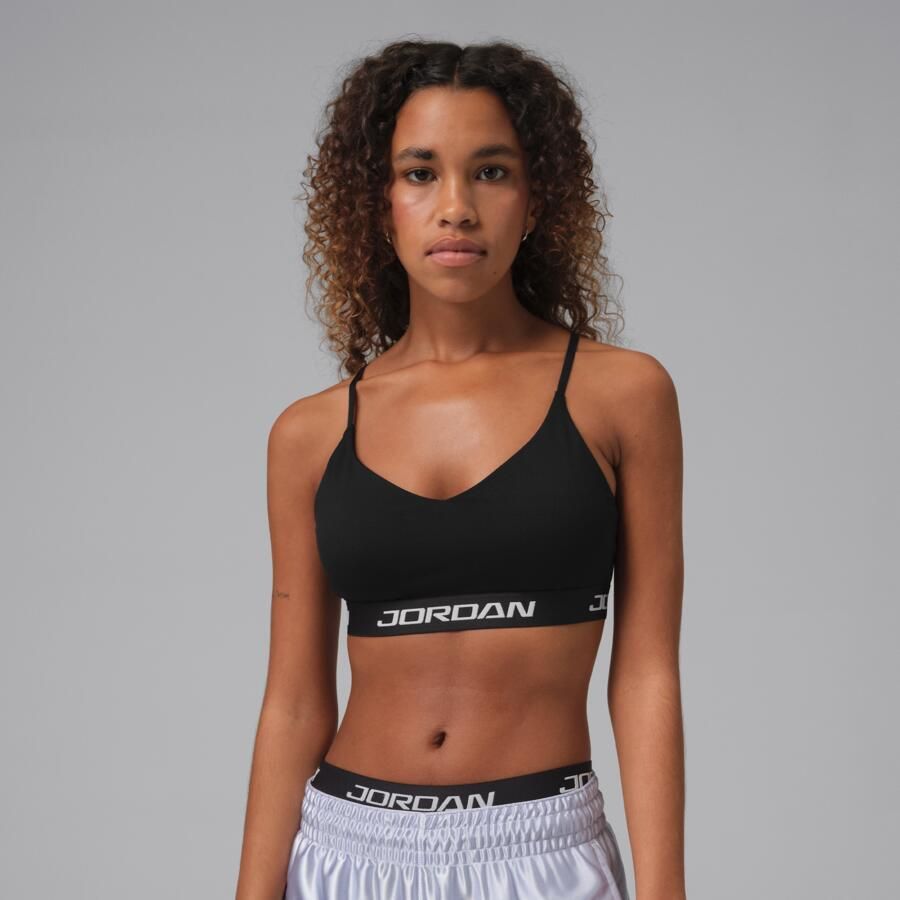 Jordan Sport Essentials padded verstelbare sport-bh Zwart