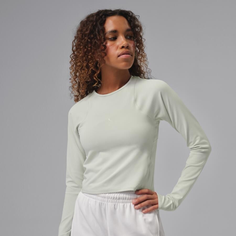 Jordan Sport Flightweight top met lange mouwen voor dames Grijs - Foto 4