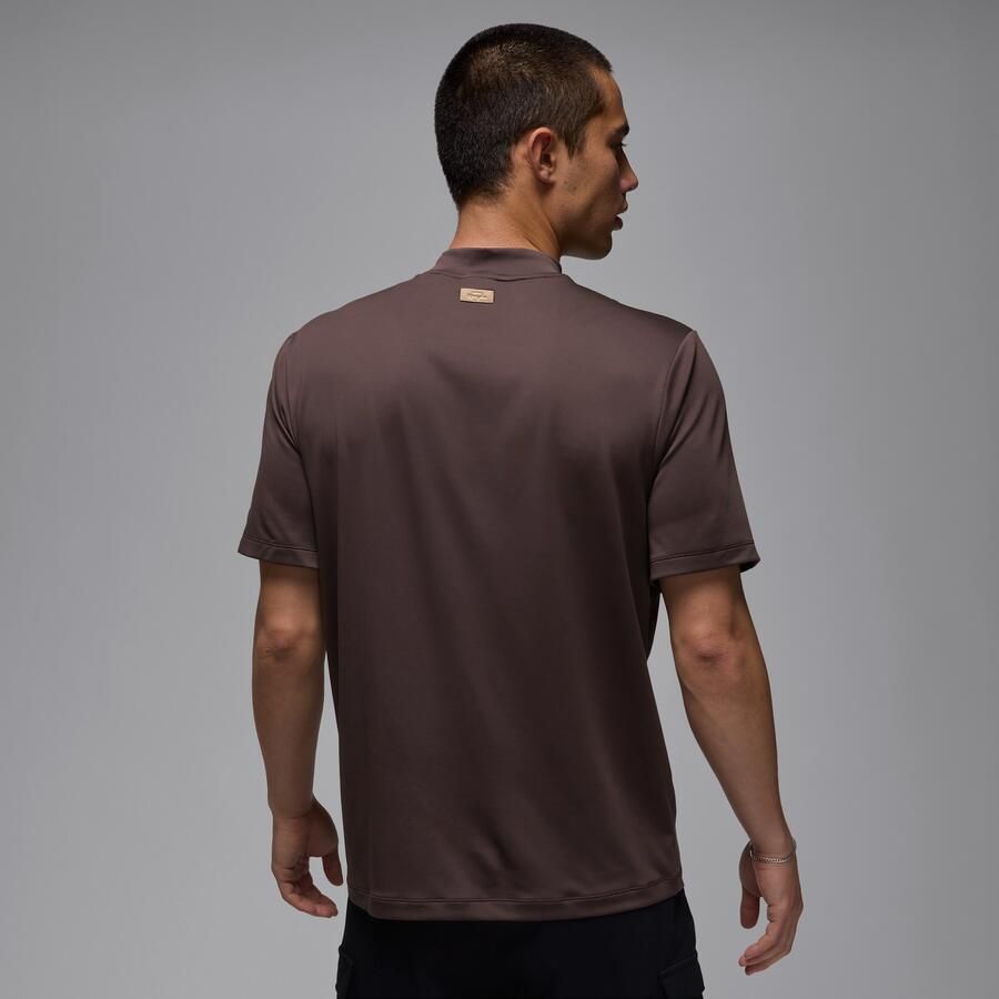 Jordan Sport golfshirt met opstaande kraag voor heren Bruin