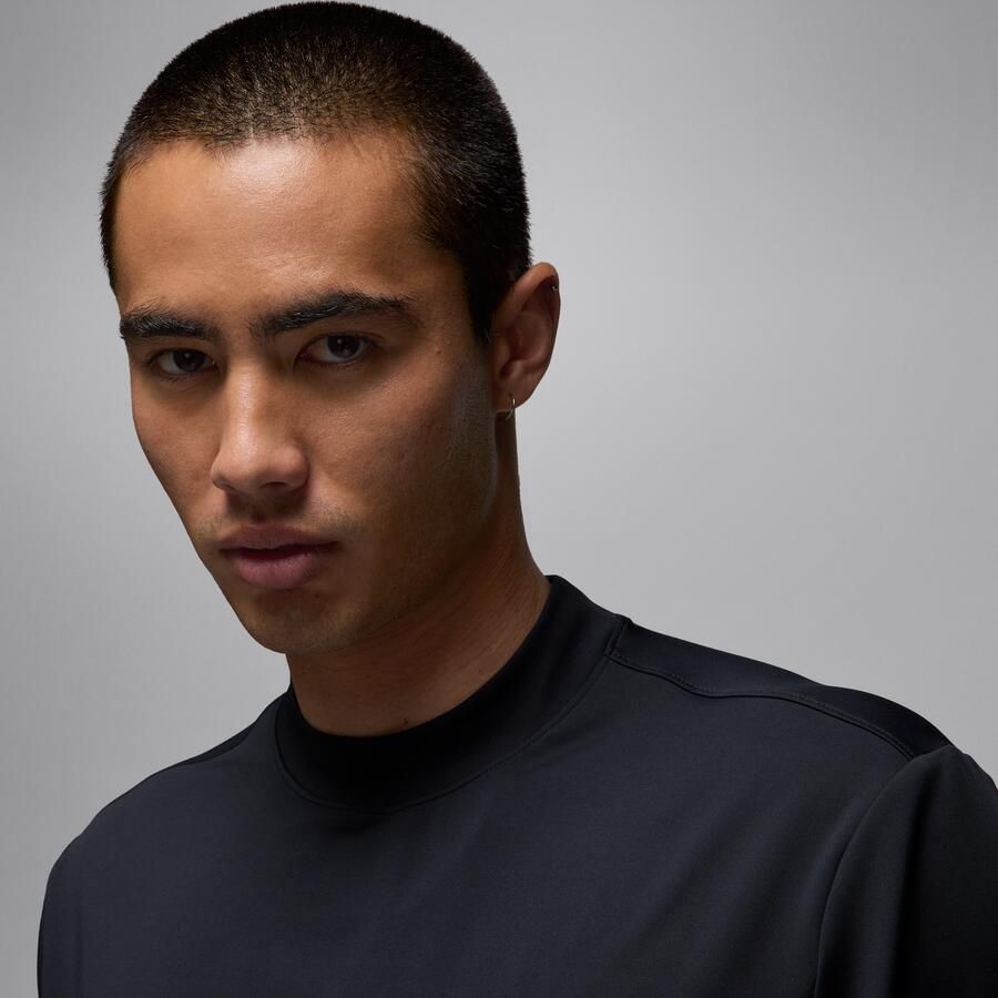 Jordan Sport golfshirt met opstaande kraag voor heren Zwart - Foto 2