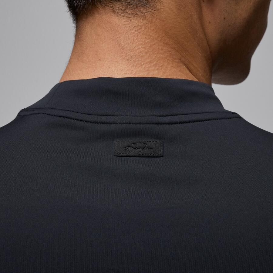 Jordan Sport golfshirt met opstaande kraag voor heren Zwart - Foto 3