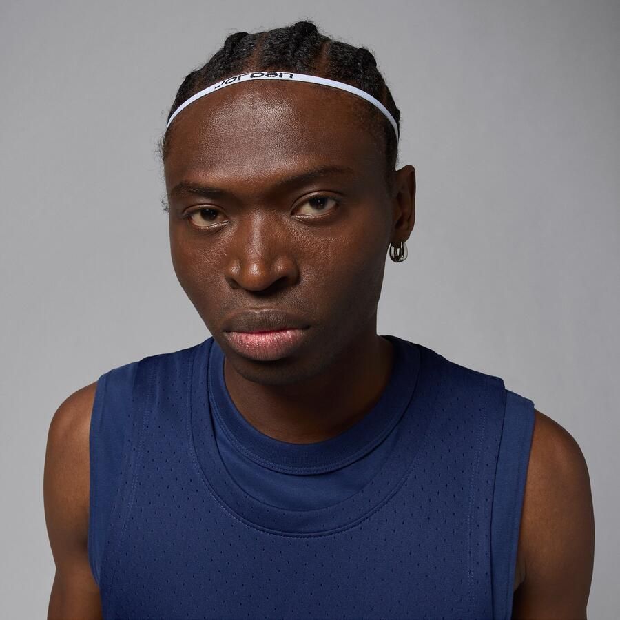 Jordan Sport hoofdbanden van verschillende breedte (3 stuks) Wit - Foto 4