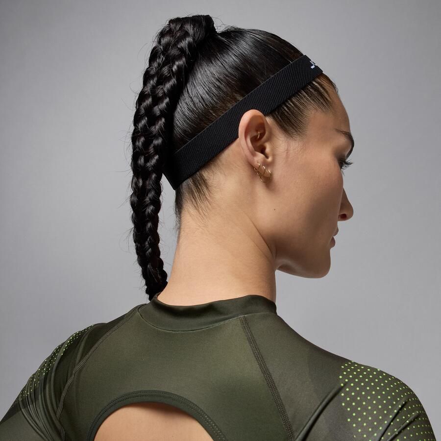 Jordan Sport hoofdbanden van verschillende breedte (3 stuks) Zwart