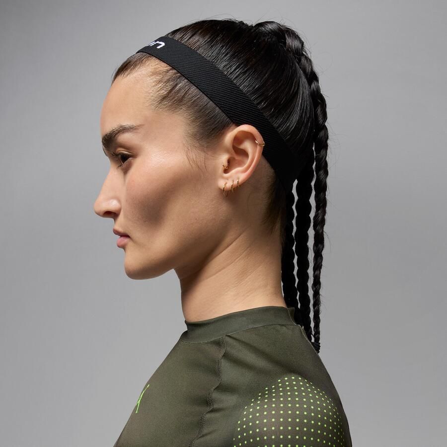 Jordan Sport hoofdbanden van verschillende breedte (3 stuks) Zwart - Foto 2