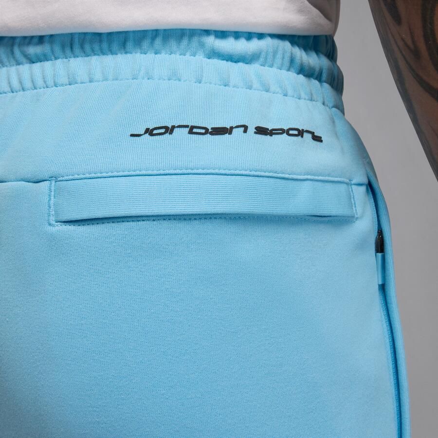 Jordan Sport Hoop Fleece Dri-FIT herenbroek Blauw - Foto 2
