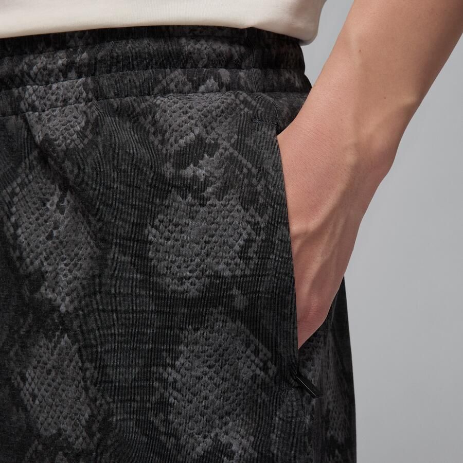 Jordan Sport Hoop Fleece Dri-FIT herenbroek met print Zwart