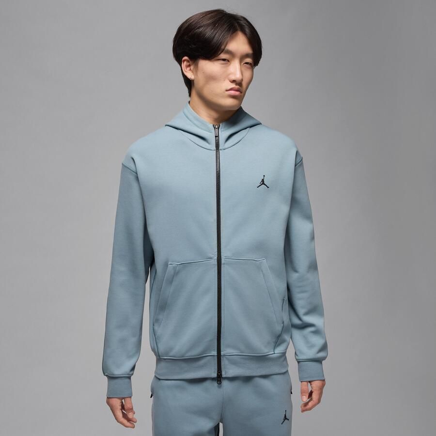 Jordan Sport Hoop Fleece Dri-FIT herenhoodie met rits Grijs - Foto 4