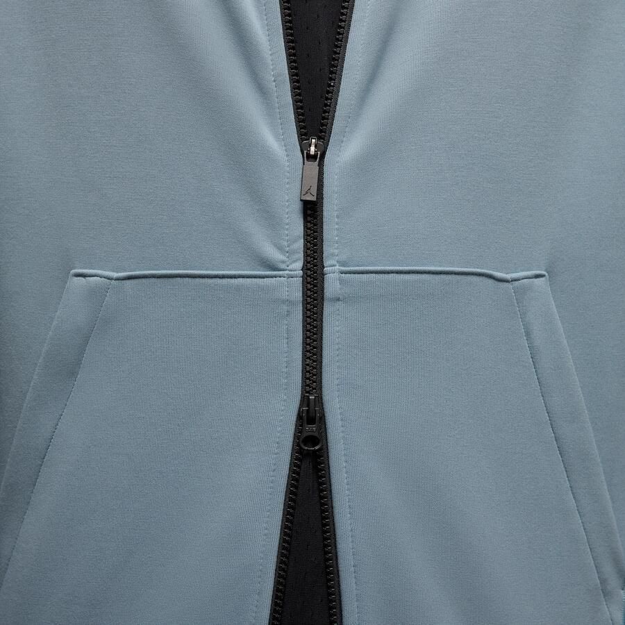 Jordan Sport Hoop Fleece Dri-FIT herenhoodie met rits Grijs - Foto 3
