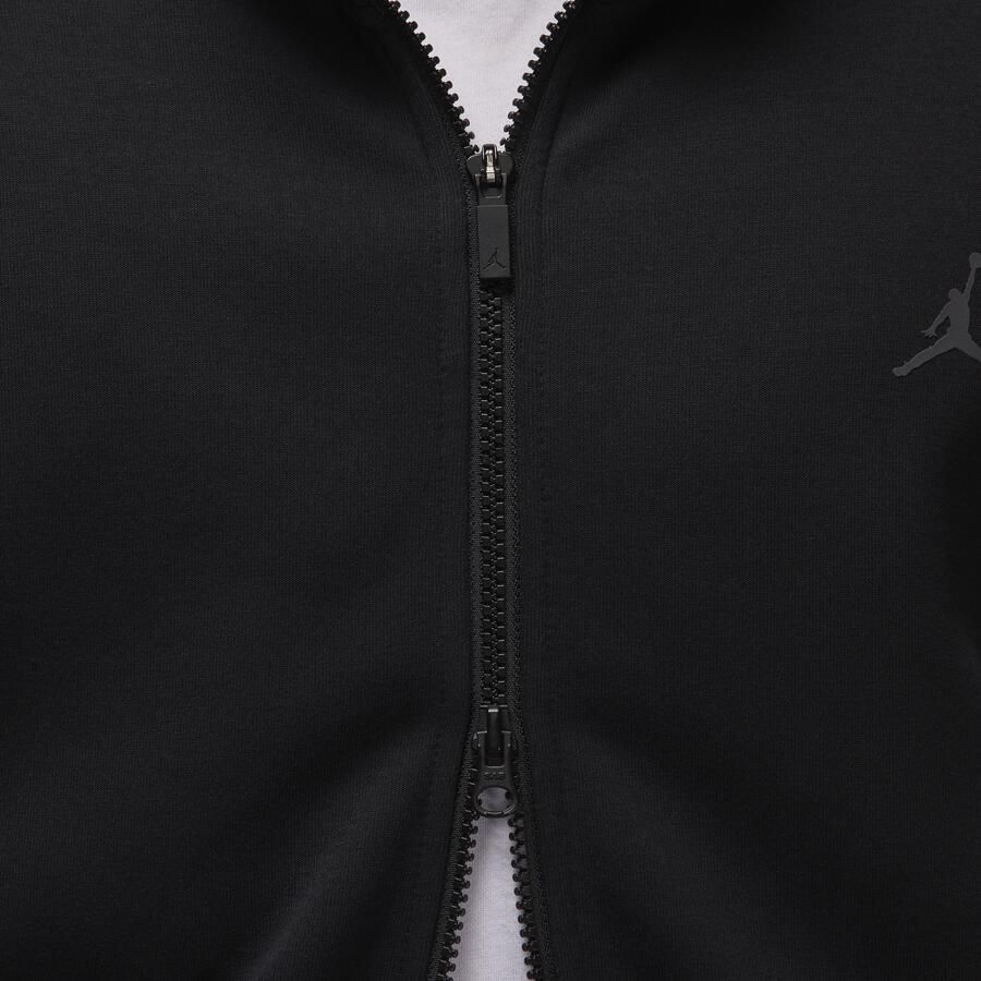 Jordan Sport Hoop Fleece Dri-FIT herenhoodie met rits Zwart - Foto 2
