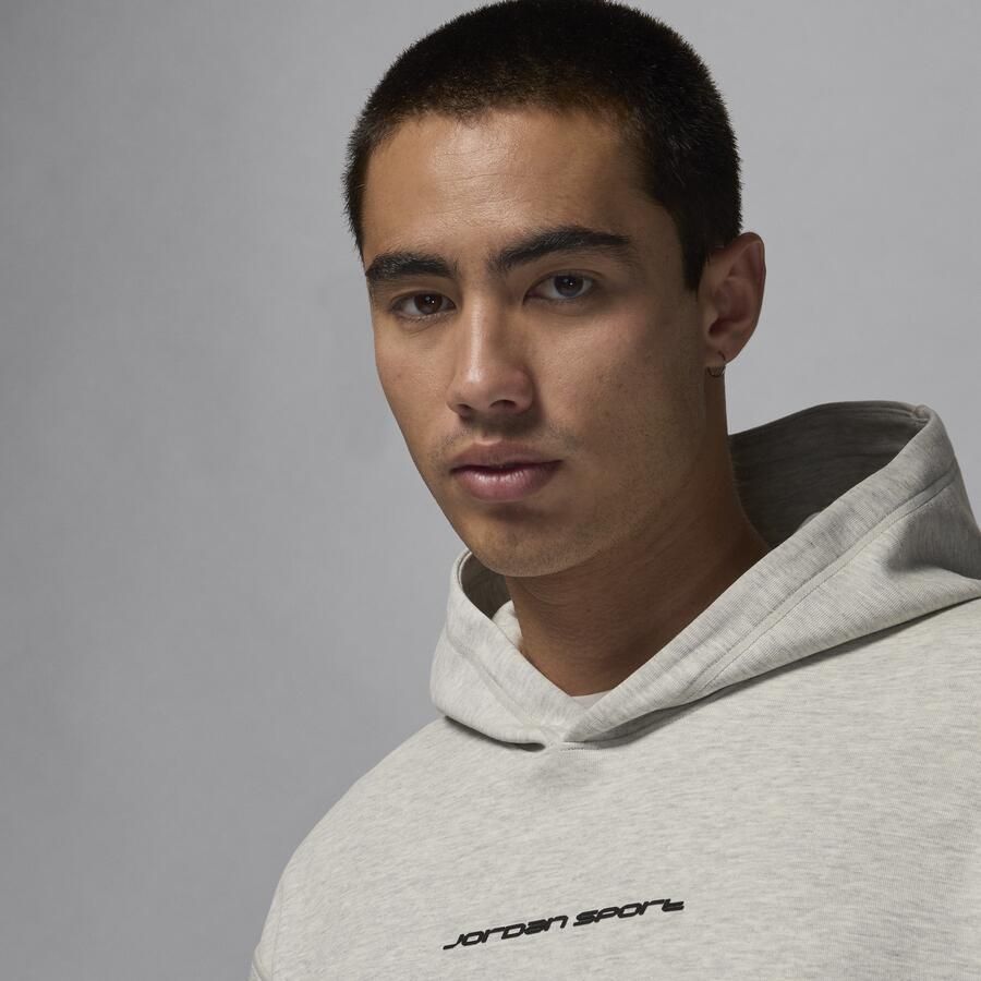 Jordan Sport Hoop Fleece Dri-FIT hoodie voor heren Grijs - Foto 2