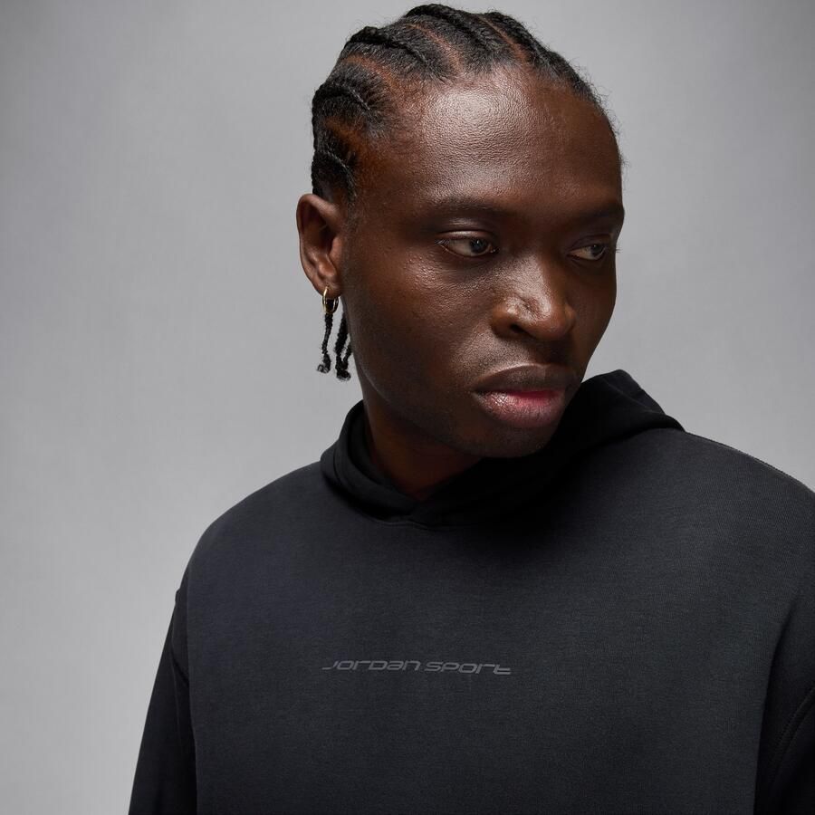 Jordan Sport Hoop Fleece Dri-FIT hoodie voor heren Zwart - Foto 2