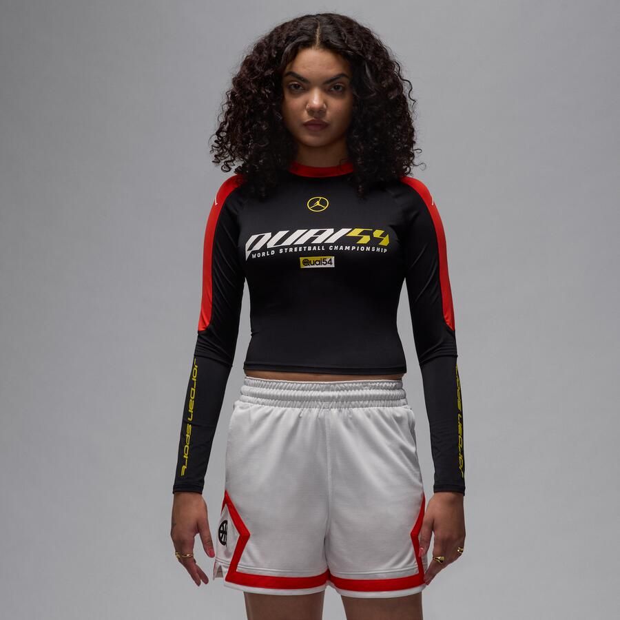 Jordan Sport Quai 54 damestop met lange mouwen Zwart - Foto 4