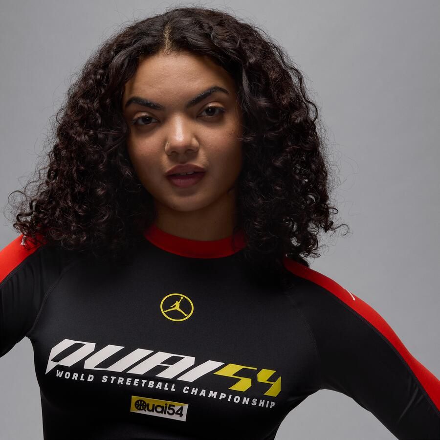 Jordan Sport Quai 54 damestop met lange mouwen Zwart - Foto 2