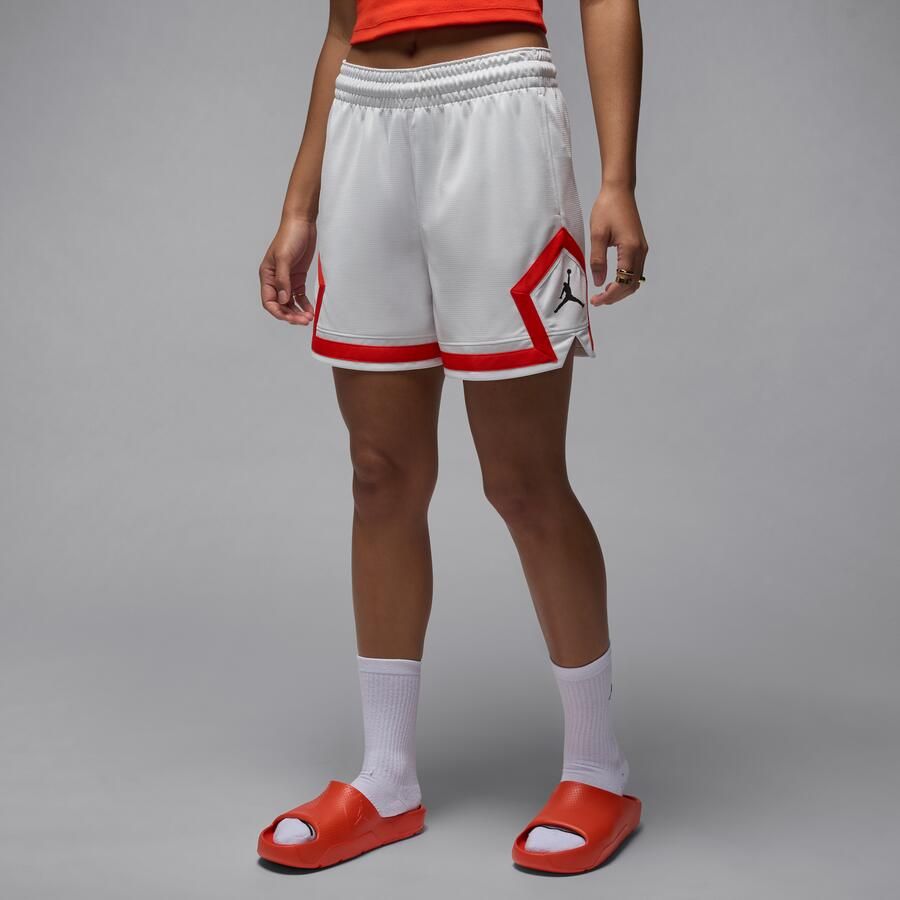 Jordan Sport Quai 54 Diamond damesshorts (10 cm) Wit - Foto 4